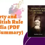 Poverty and Unbritish Rule in India
