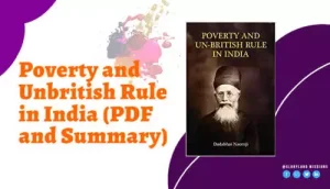 Poverty and Unbritish Rule in India