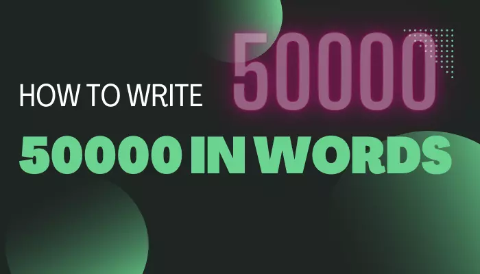 50000 in words